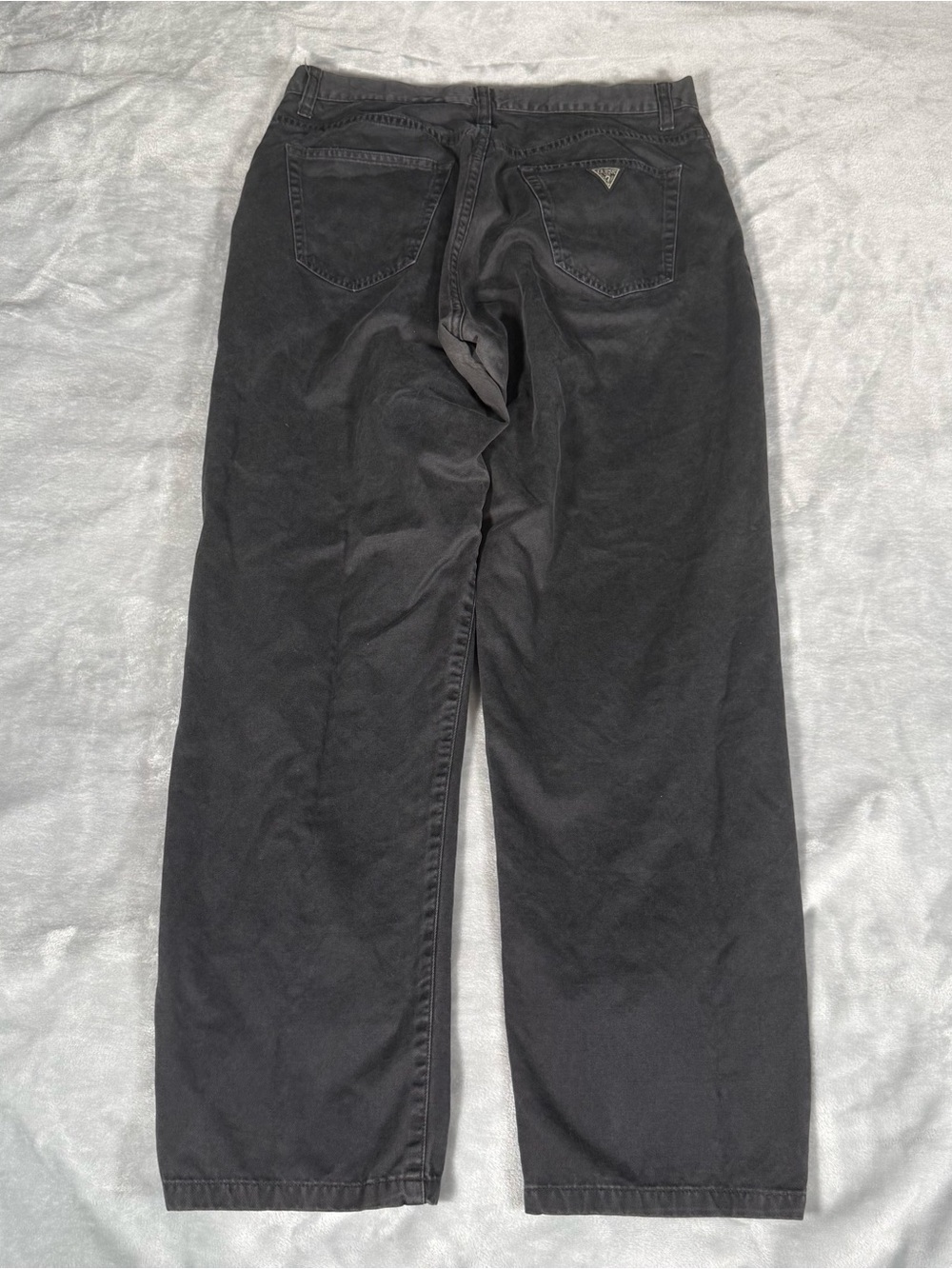 Vintage Guess Pants Mens 32 (Fits 31x29) Straight Fit Washed Black
